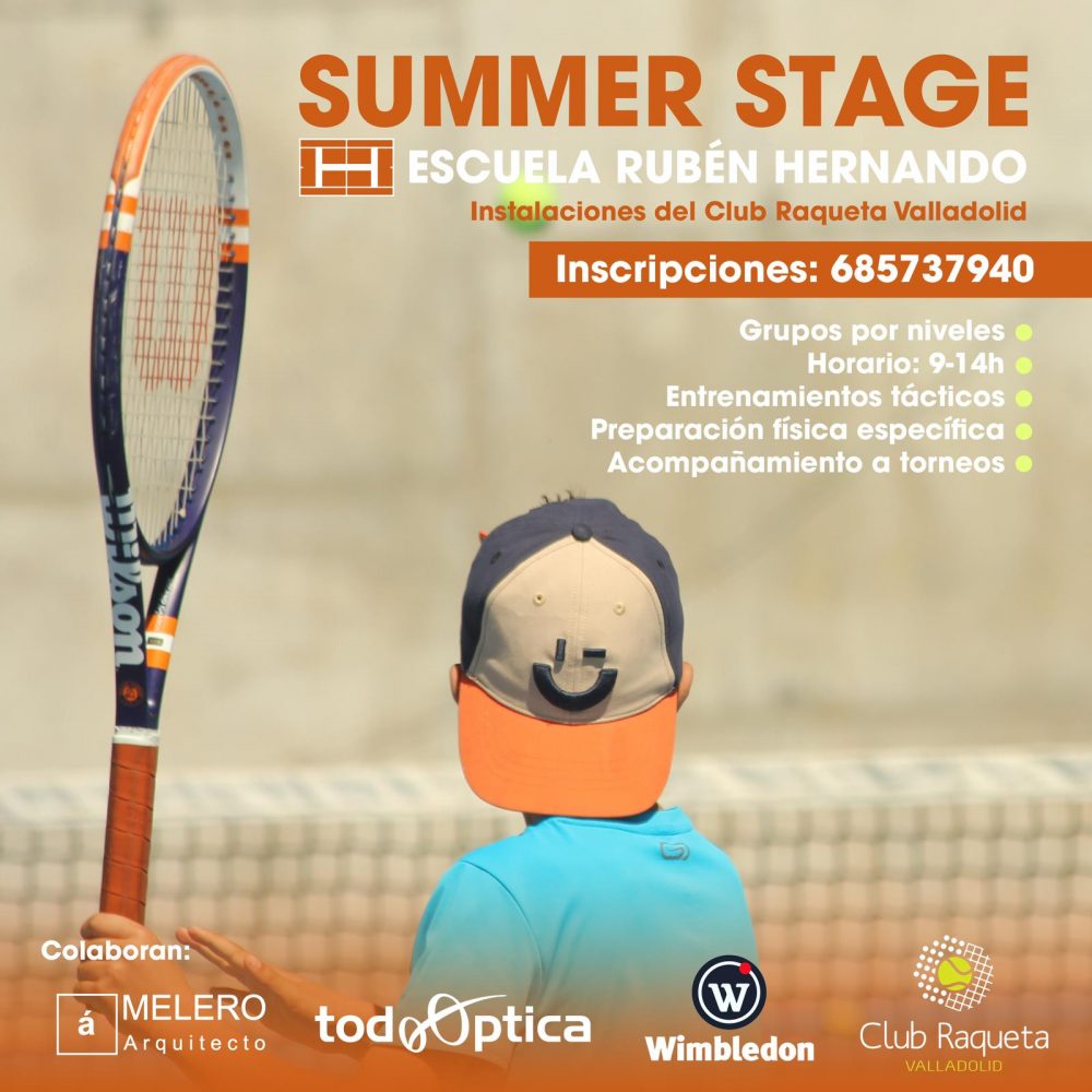 Summer Stage En La Escuela Tenis Rub N Hernando En Club Raqueta